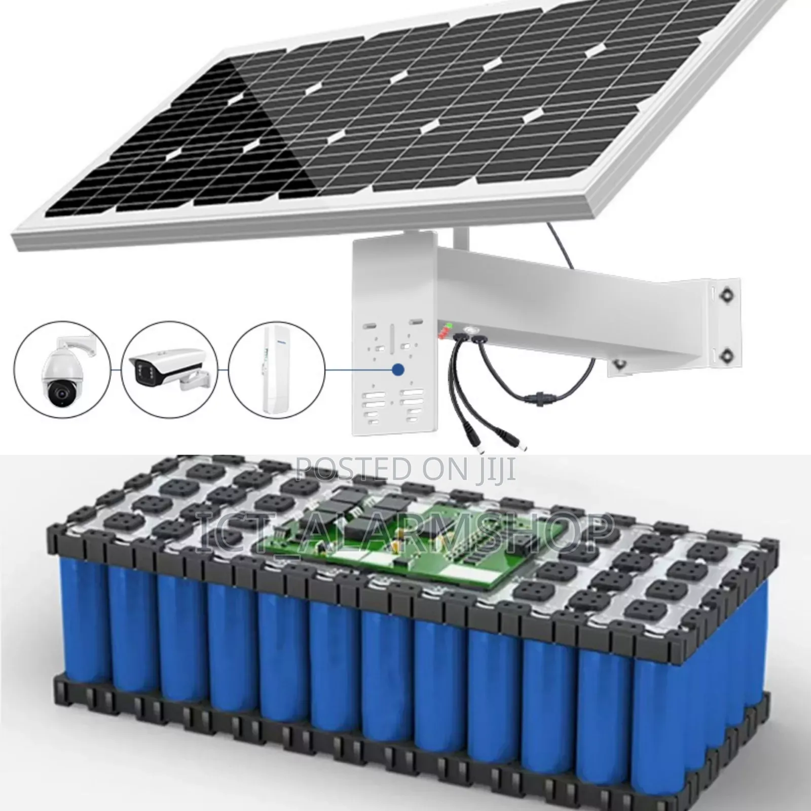 Battery Solar Camera Mounting Panel Bracket