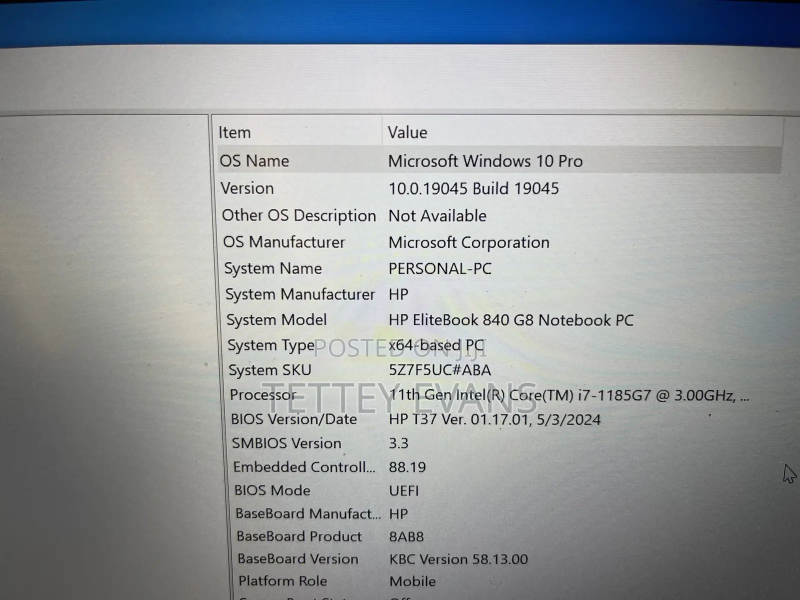 Laptop HP EliteBook 840 G8 16GB Intel Core I7 SSD 256GB