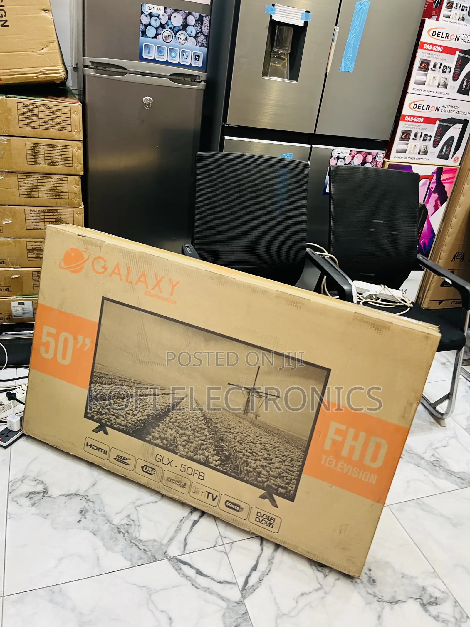 Affordable Galaxy 50 Inch Led Digital Satellite Tv(Black)