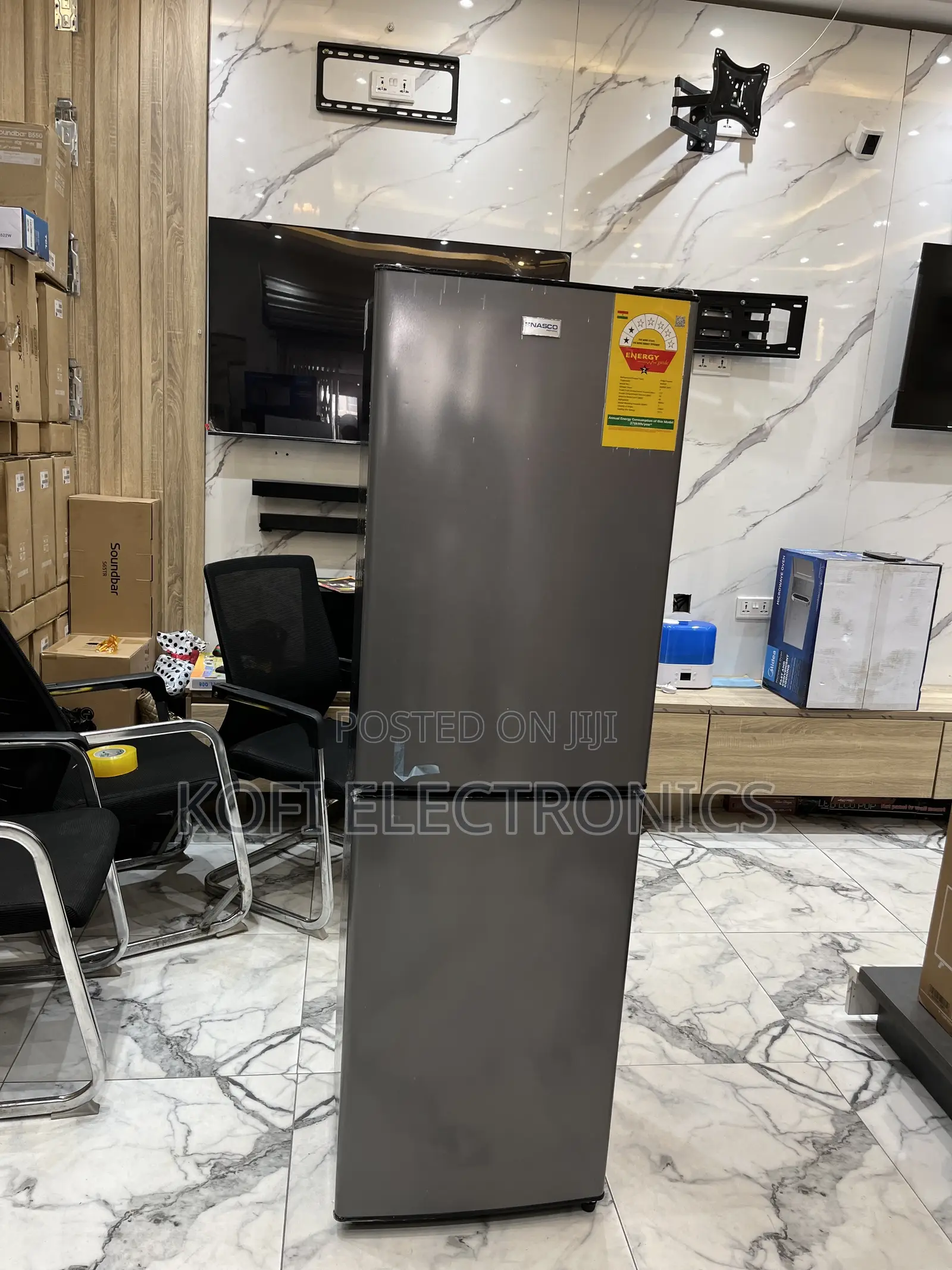 Extremely Chilling Nasco D2-24fl 196l Double Door Fridge.