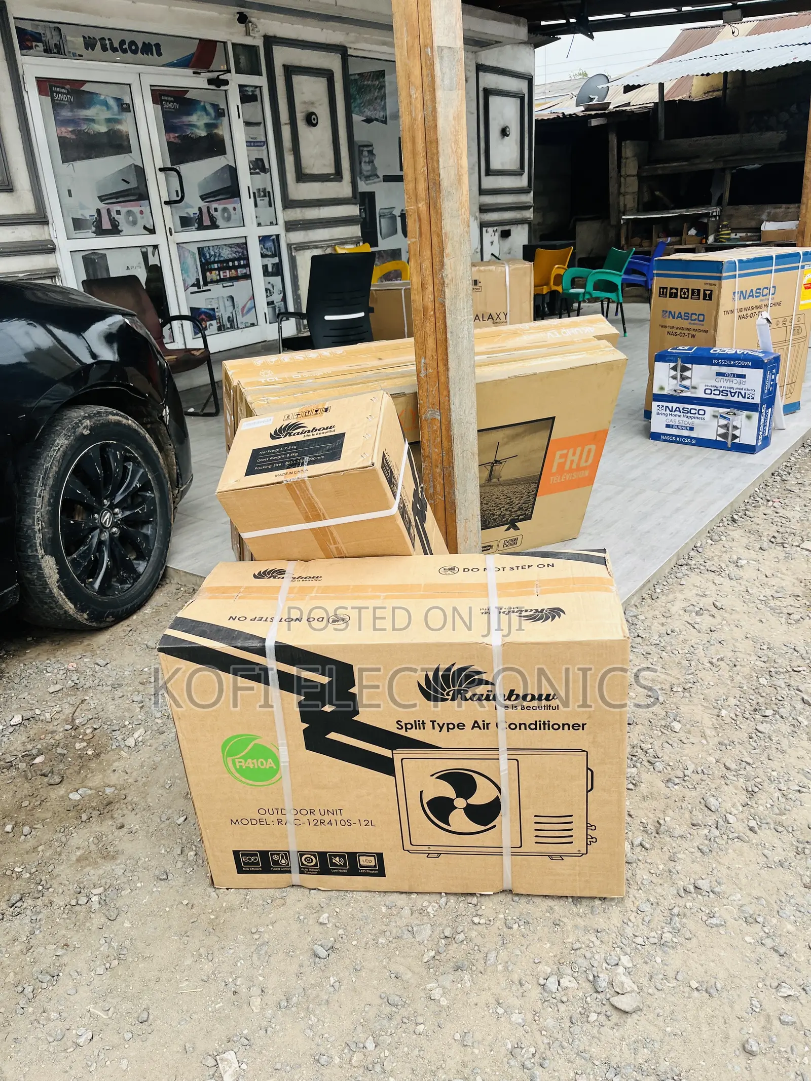 Sealed in Box Rainbow 1.5hp Split Type Air Conditioner 
