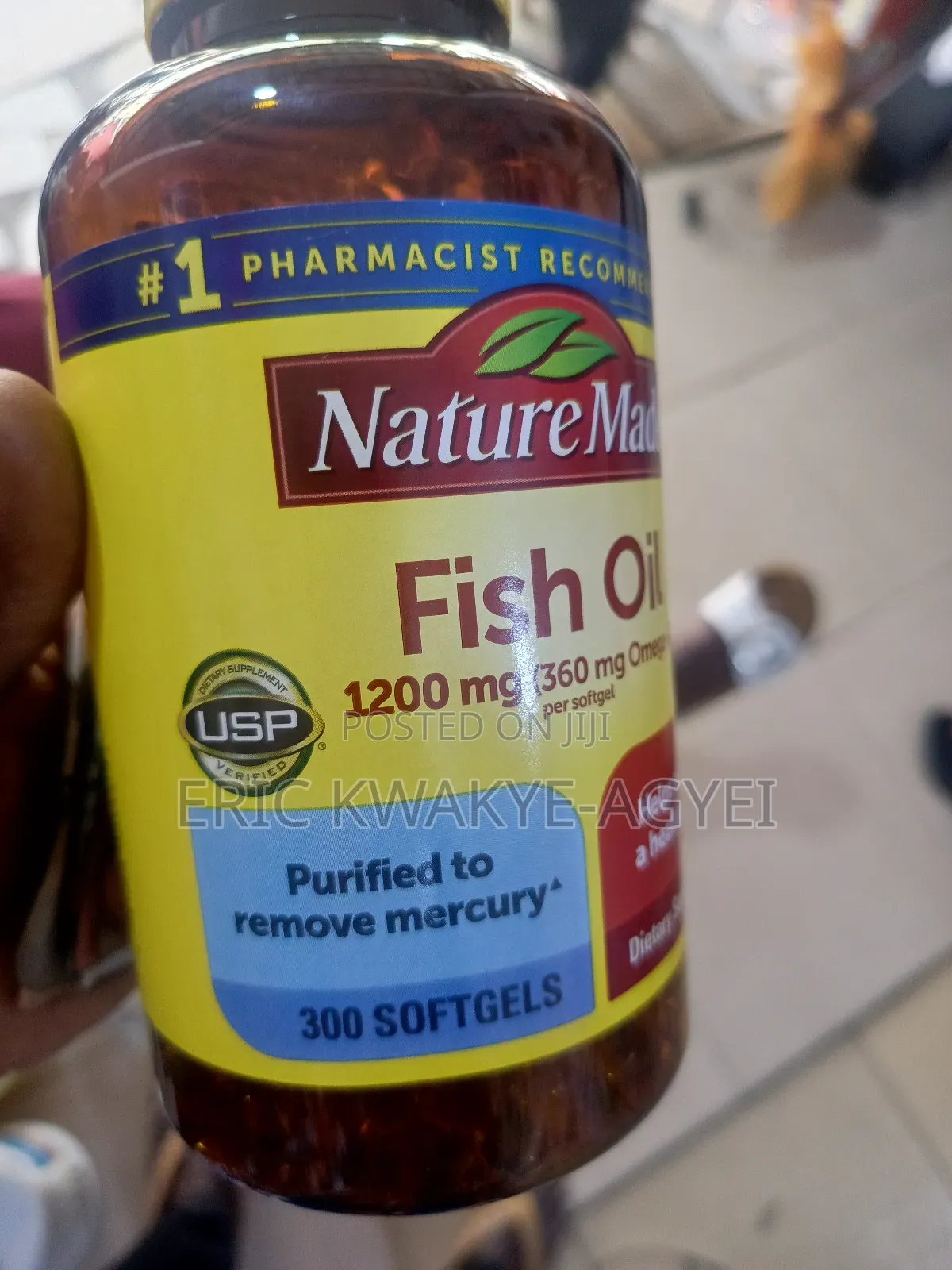 Fish Oil 1200 Mg Softgels