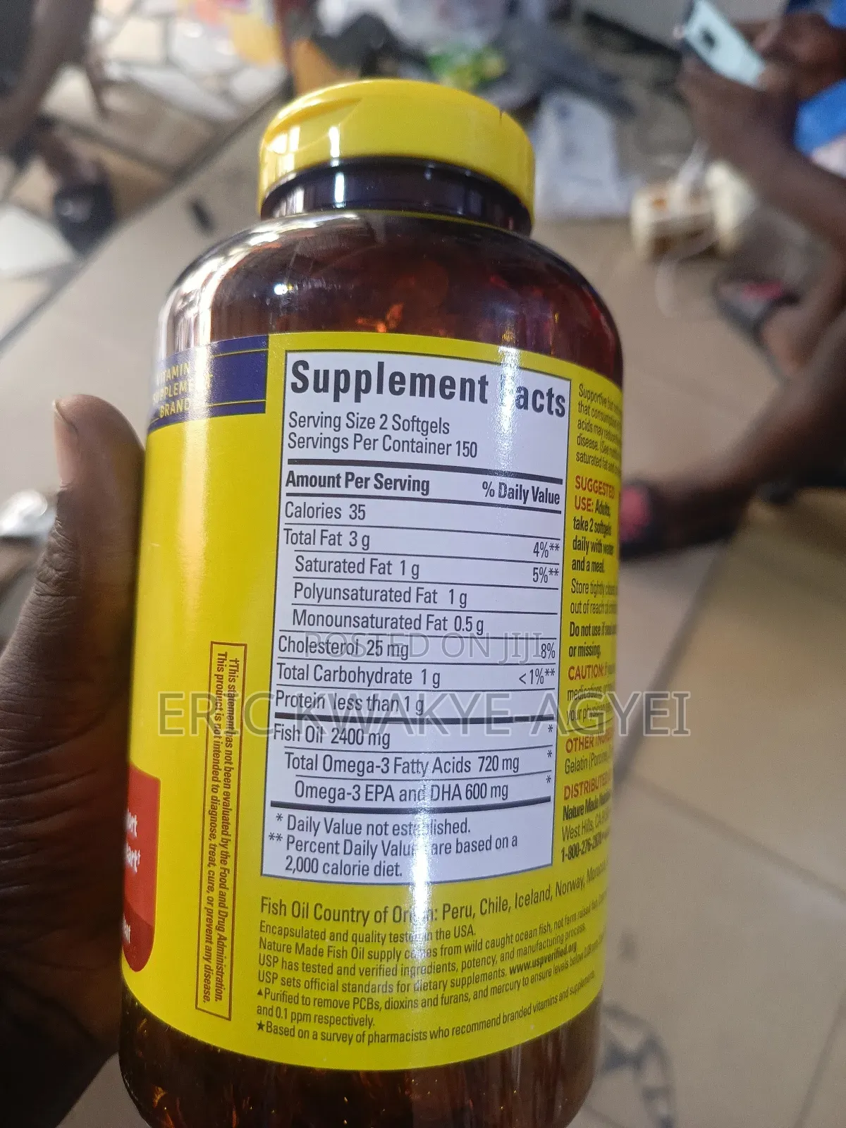 Fish Oil 1200 Mg Softgels