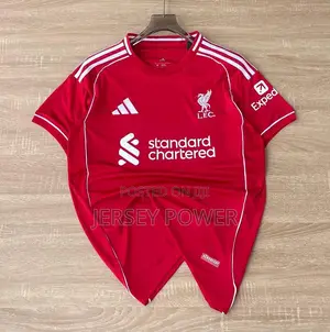 Liverpool Home ,Away and 3rd Kits 25/26 Season