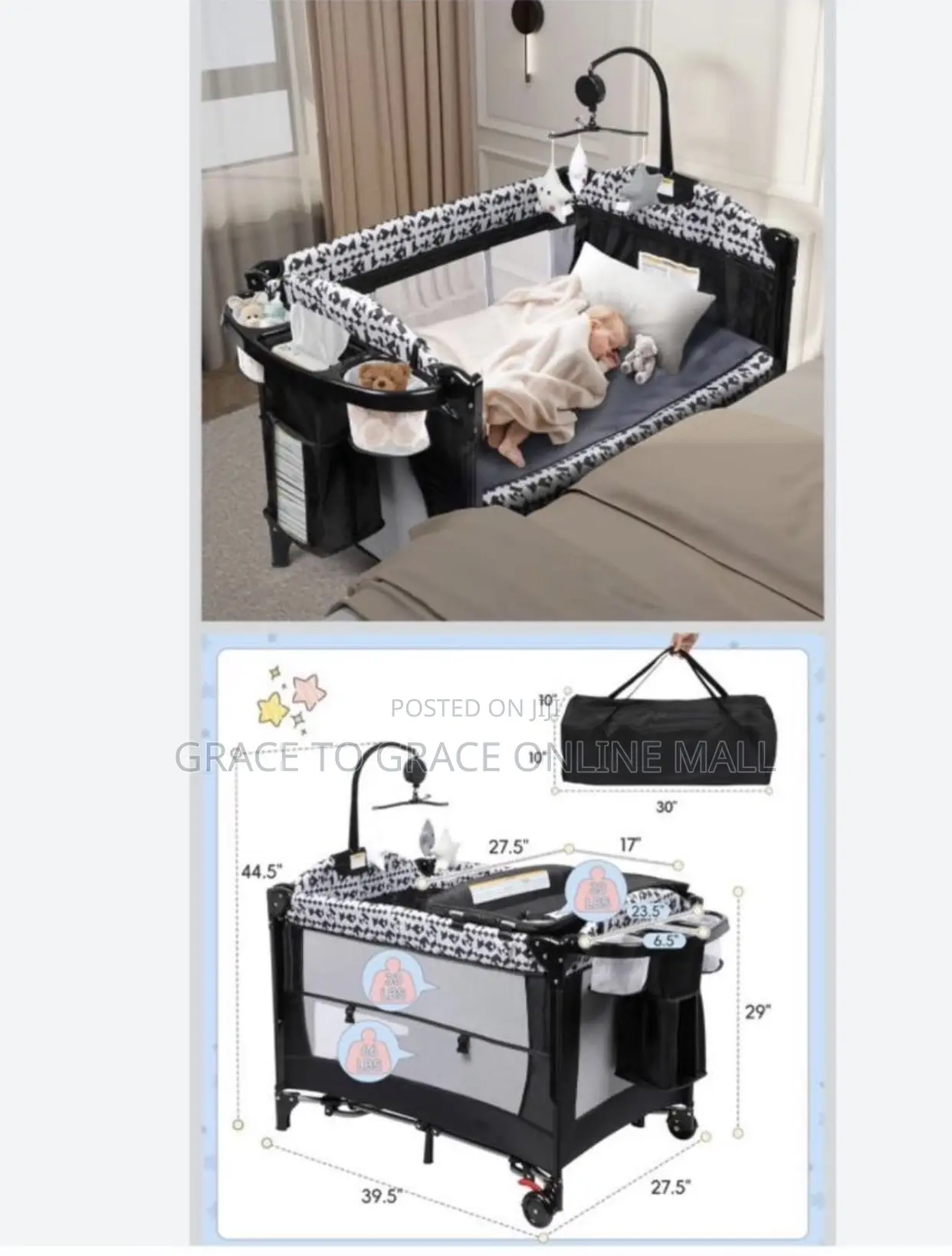 Baby Crib Multipurpose
