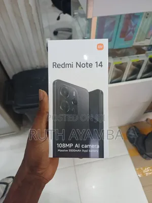 New Xiaomi Redmi Note 14 4G 256 GB Black