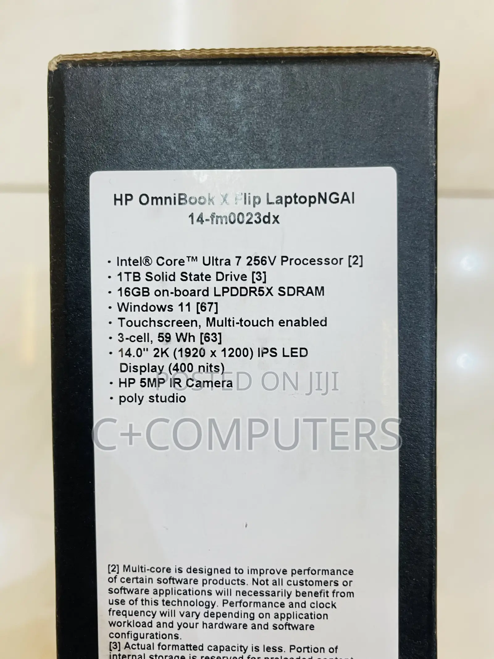 New Laptop HP OmniBook X Flip 14" 16GB Intel Core Ultra 7 SSD 1T