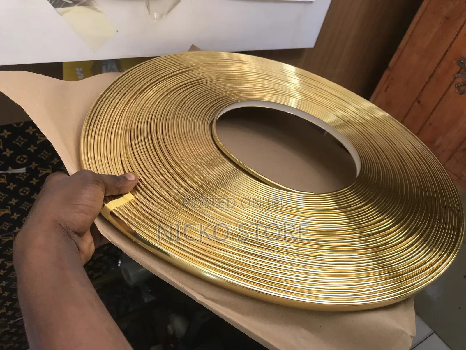 Gold, Silver and Black Ring for Photo Frame