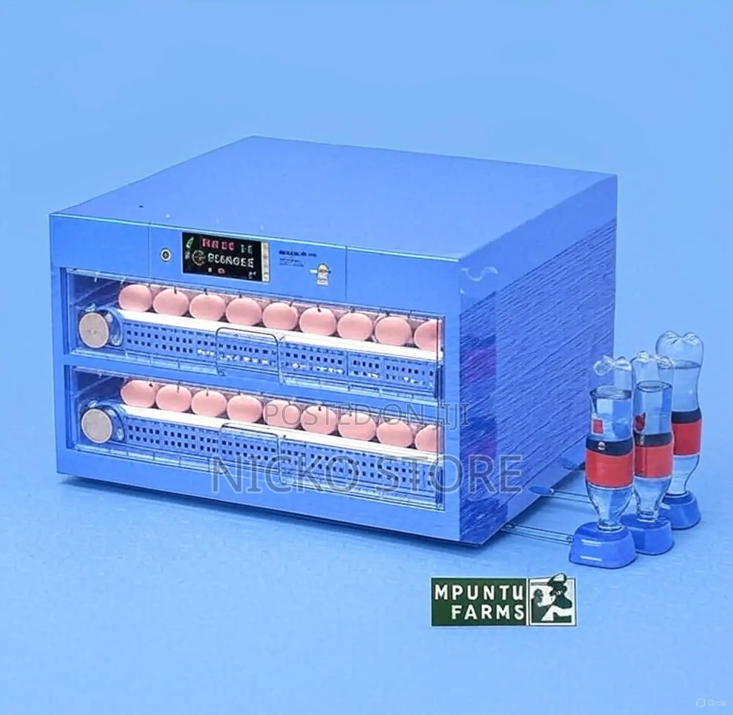 140 Eggs Capacity Dual Power Automatic Incubator