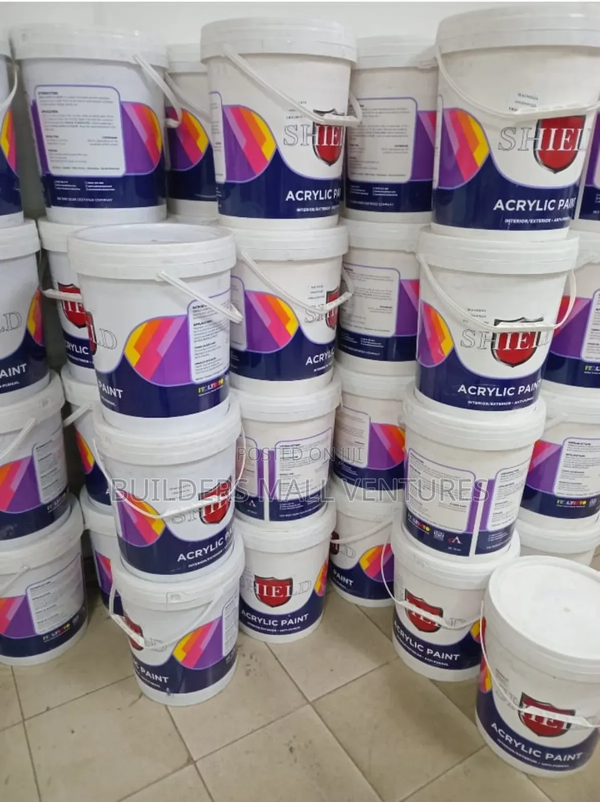 Shield Acrylic Paint (20l) for Interior/Exterior Walls