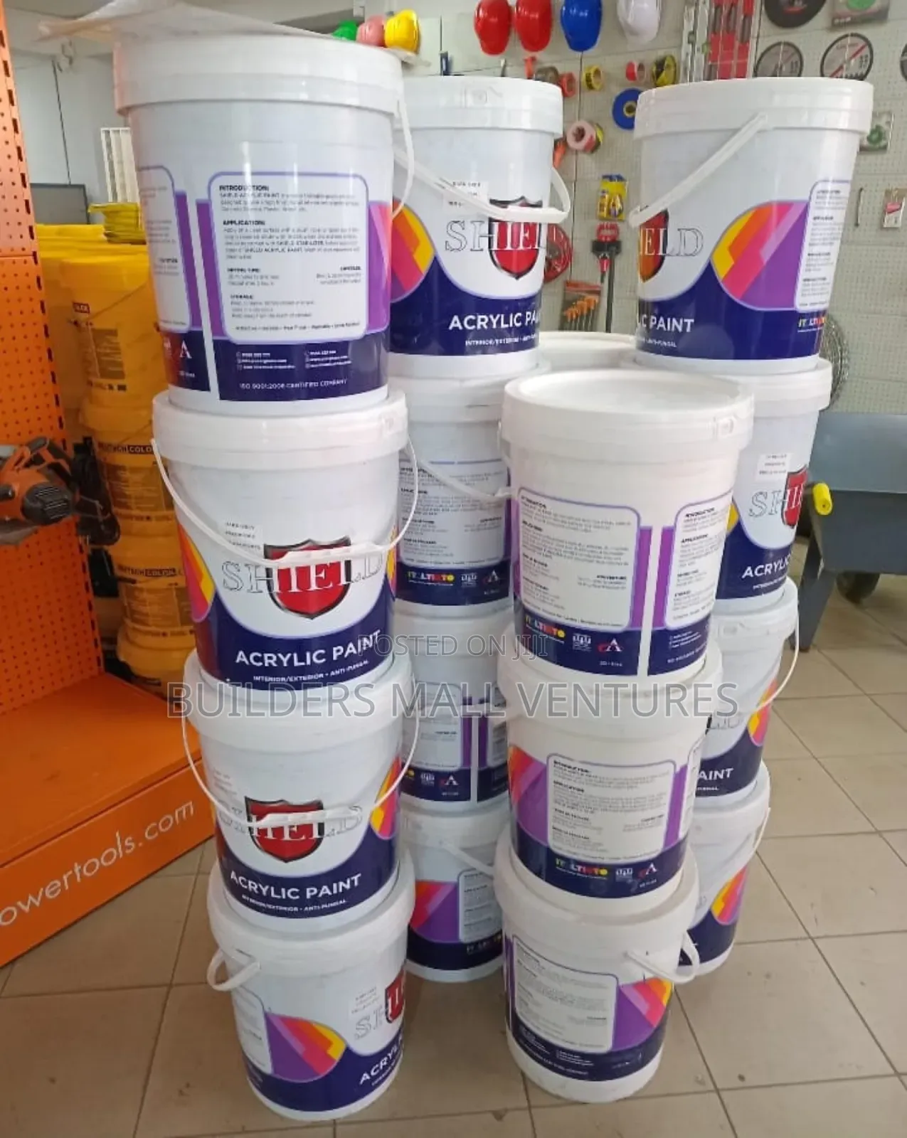 Shield Acrylic Paint (20l) for Interior/Exterior Walls