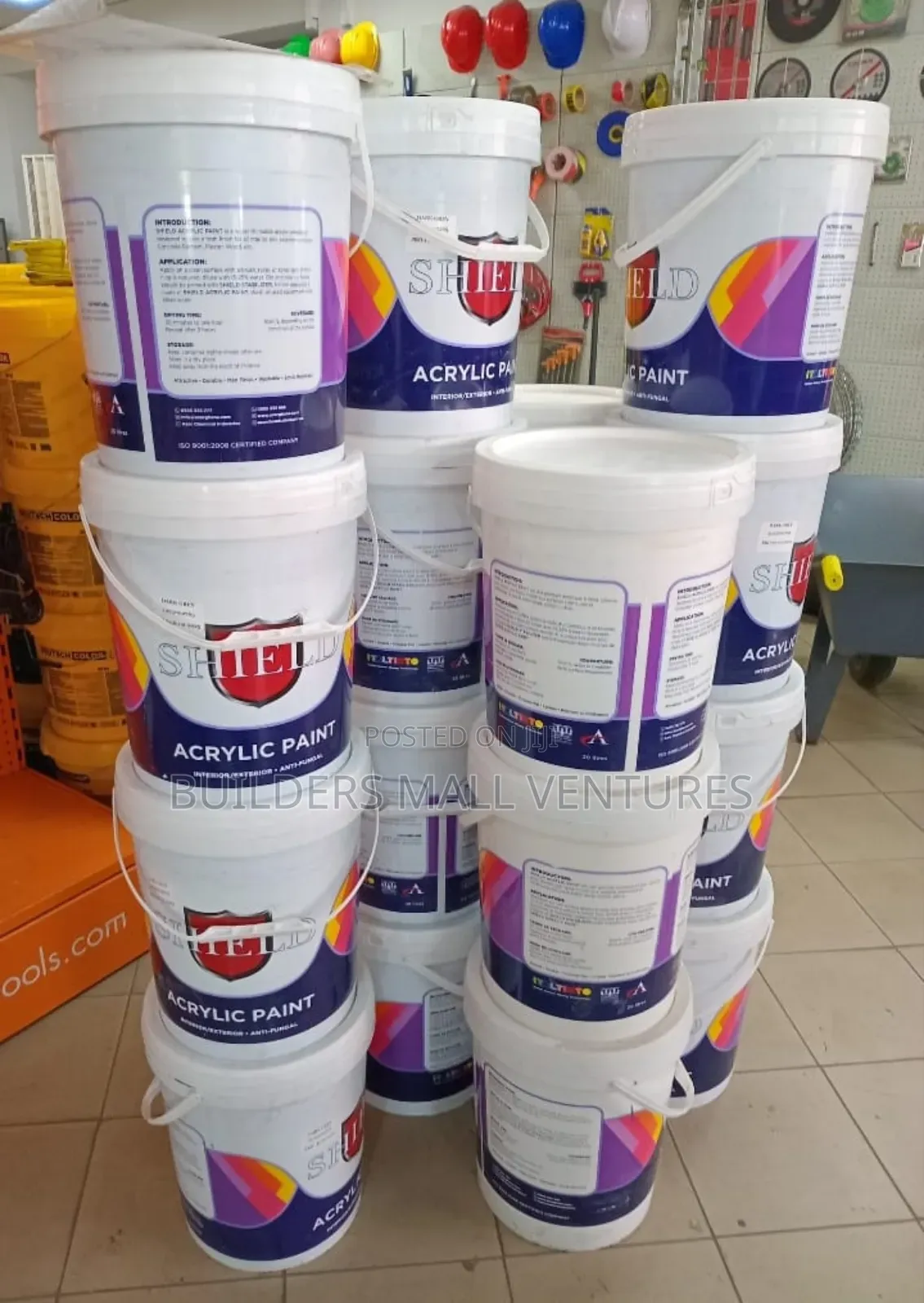Shield Acrylic Paint (20l) for Interior/Exterior Walls