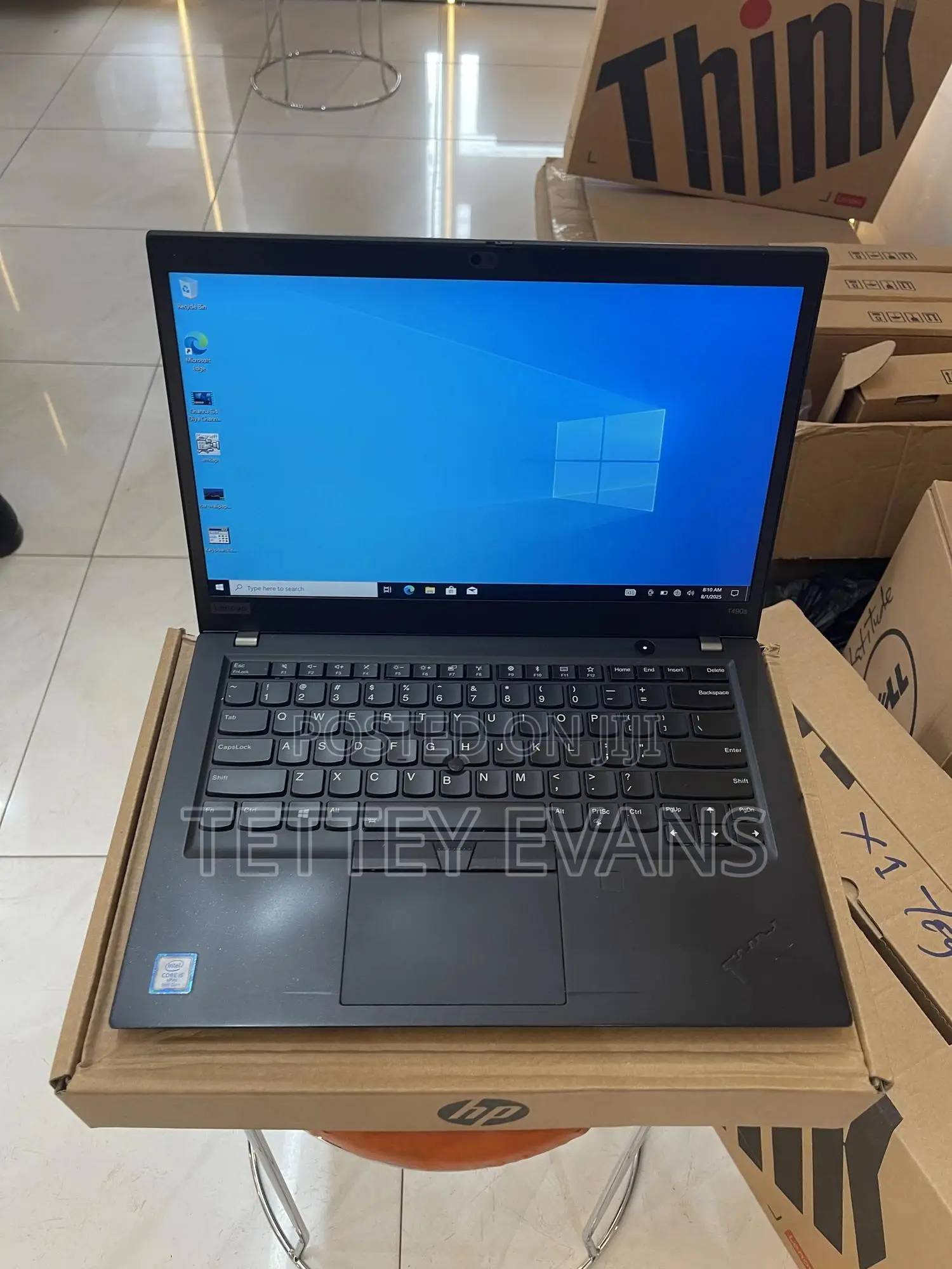 Laptop Lenovo Thinkpad T490s 8GB Intel Core I5 SSD 256GB