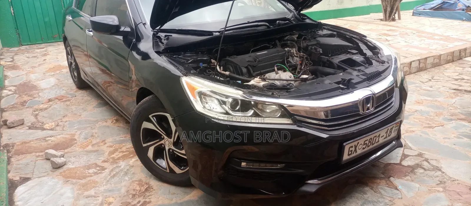 Honda Accord LX 4dr Sedan FWD (2.4L 4cyl 2A) 2017 Black