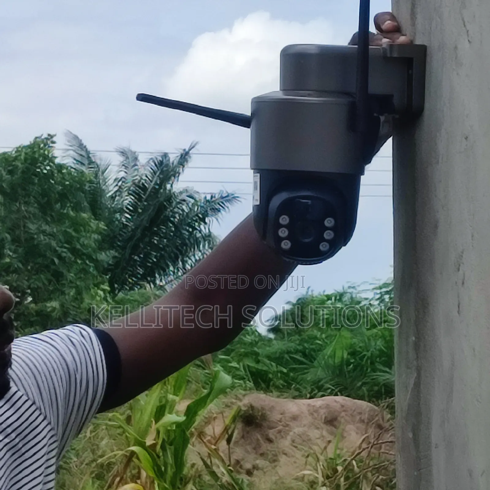Solar 4g Sim Double Lens Cctv For All Networks