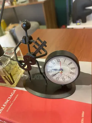 Metal Musical Desk Clock