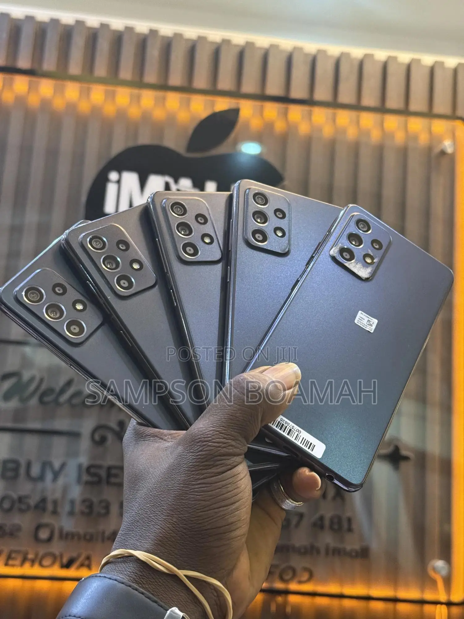 New Samsung Galaxy A52s 5G 128 GB Black