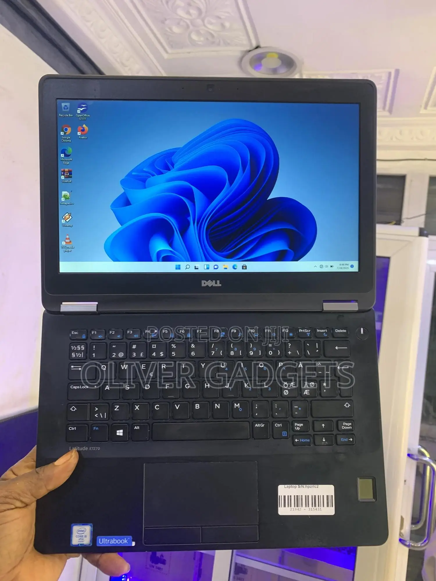Laptop Dell Latitude 12 E7270 8GB Intel Core i5 SSD 128GB