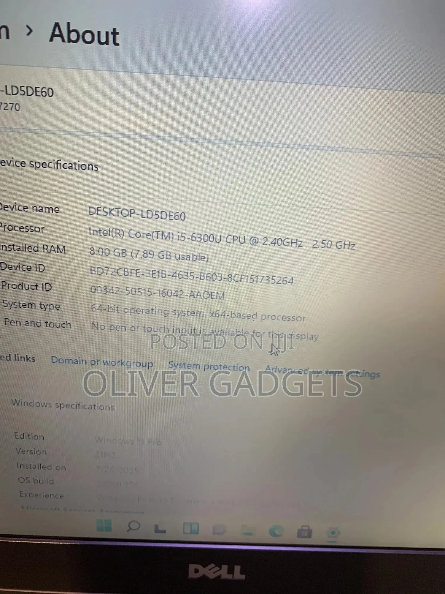Laptop Dell Latitude 12 E7270 8GB Intel Core i5 SSD 128GB