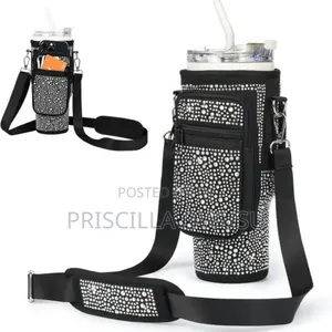 Glitter Stanley Cup Bag With Pockets
