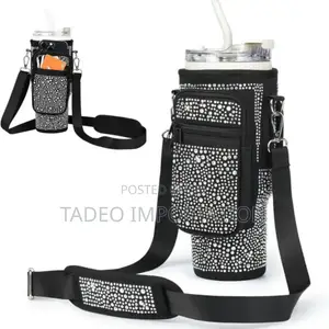 Glitter Stanley Cup Bag With Pockets