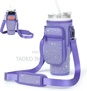 Glitter Stanley Cup Bag With Pockets