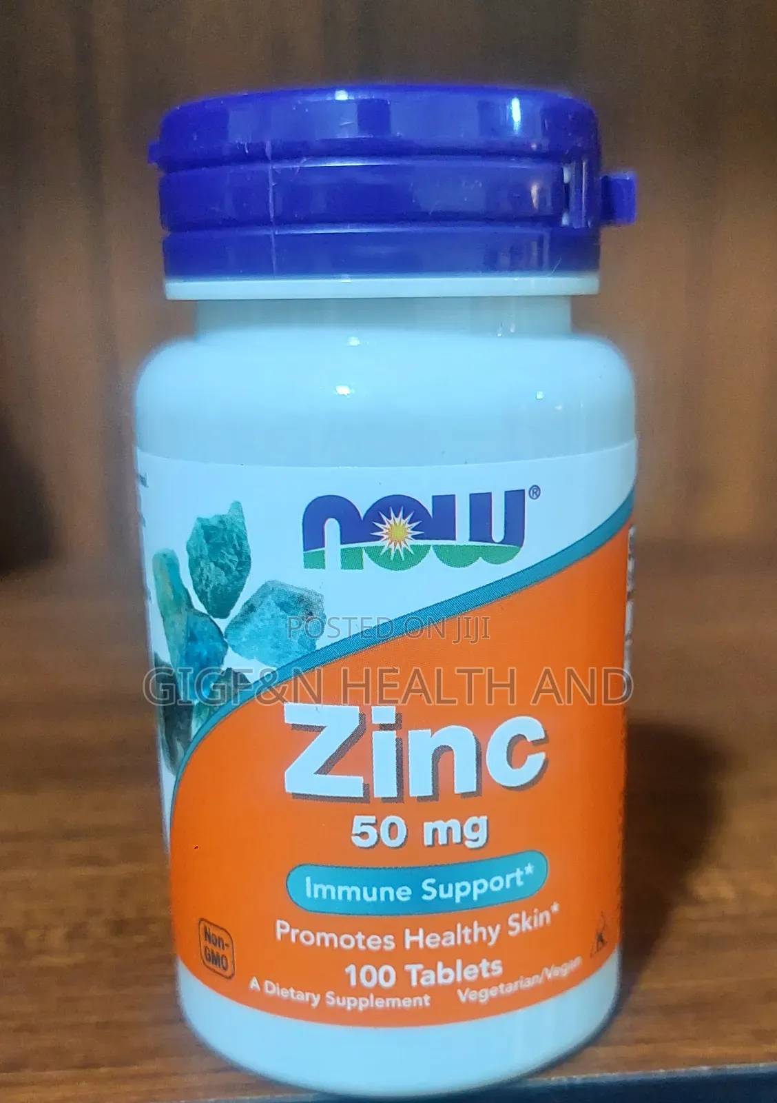 Now Foods, Zinc, 50mg 100tablets Immune Support(2030 Expiry)