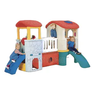 School Playground Houses With Slide Kids Big Clubhouses