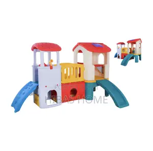 School Playground Houses With Slide Kids Big Clubhouses