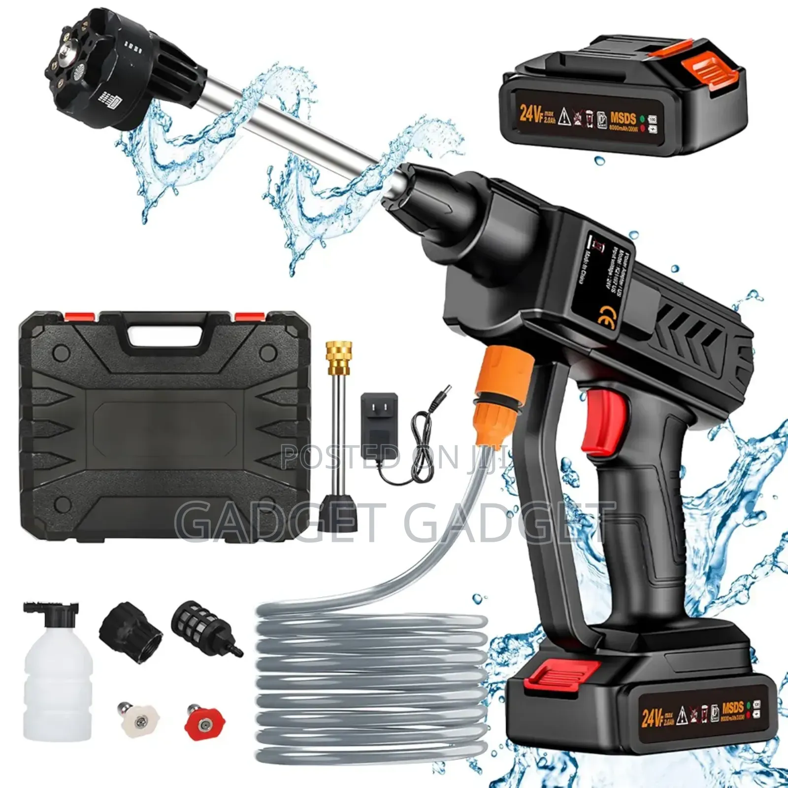 Pressure Washer Handheld With 2 Rechargeable Battery