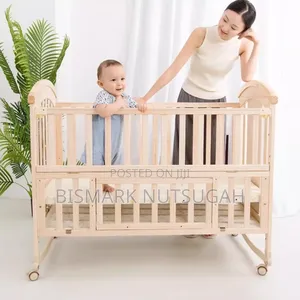 Modern Wooden Baby Cot Bed