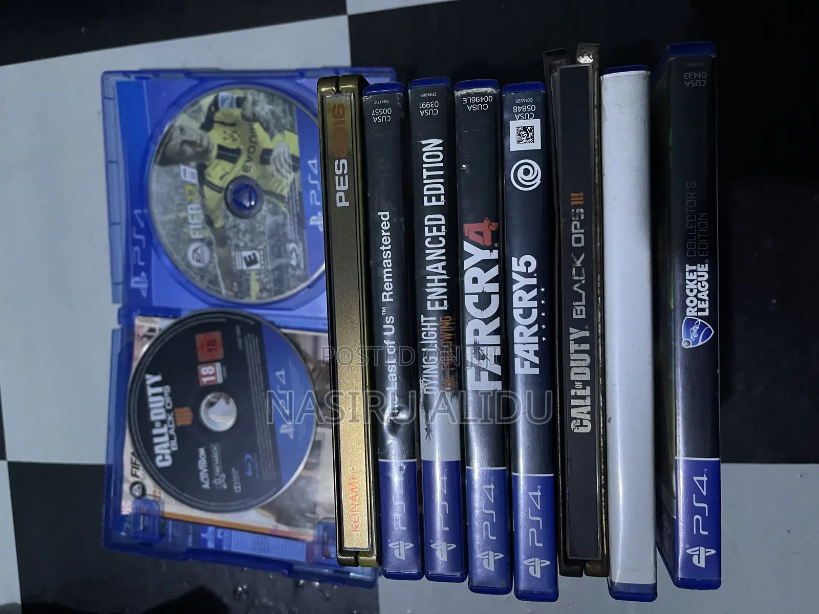 Ps4 Games Discs Available and Some Xbox Games