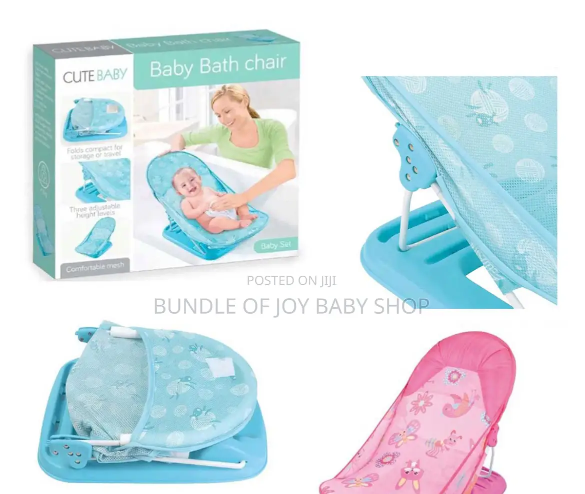 Baby Foldable Bath Seat With Back Support