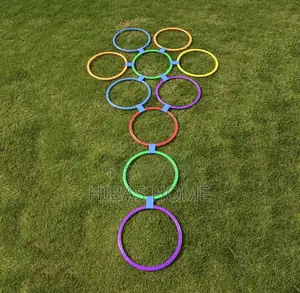 38cm Hopscotch Rings for Preschool Kindergarten Agility Toy