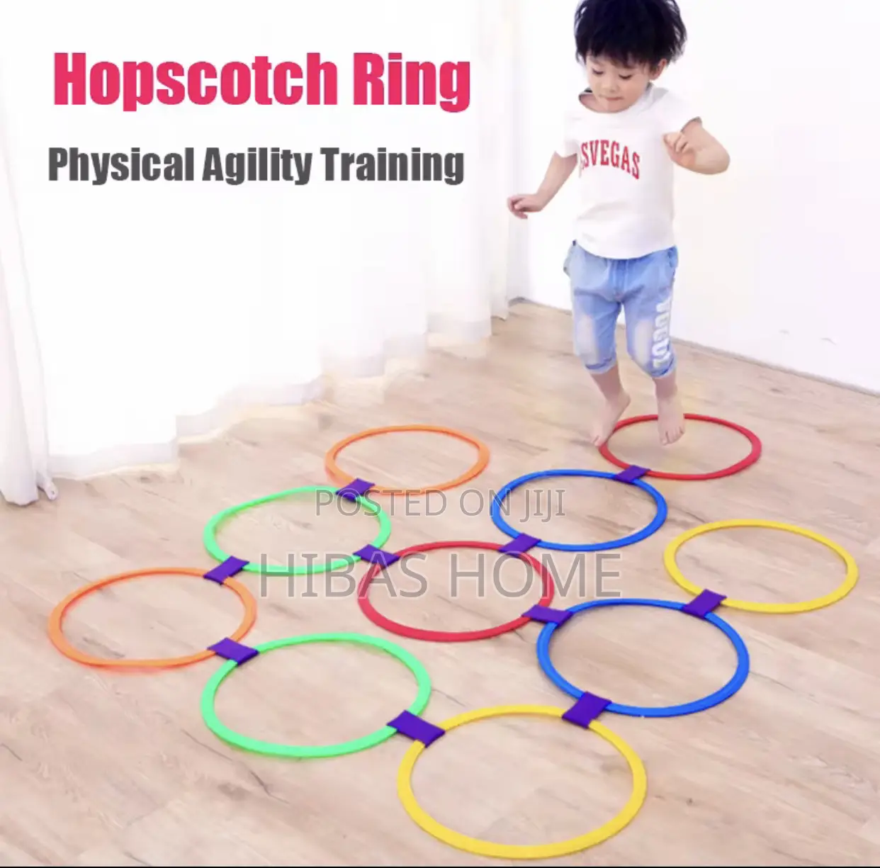 50cm Hopscotch Rings for Primarily Kids Agility Training