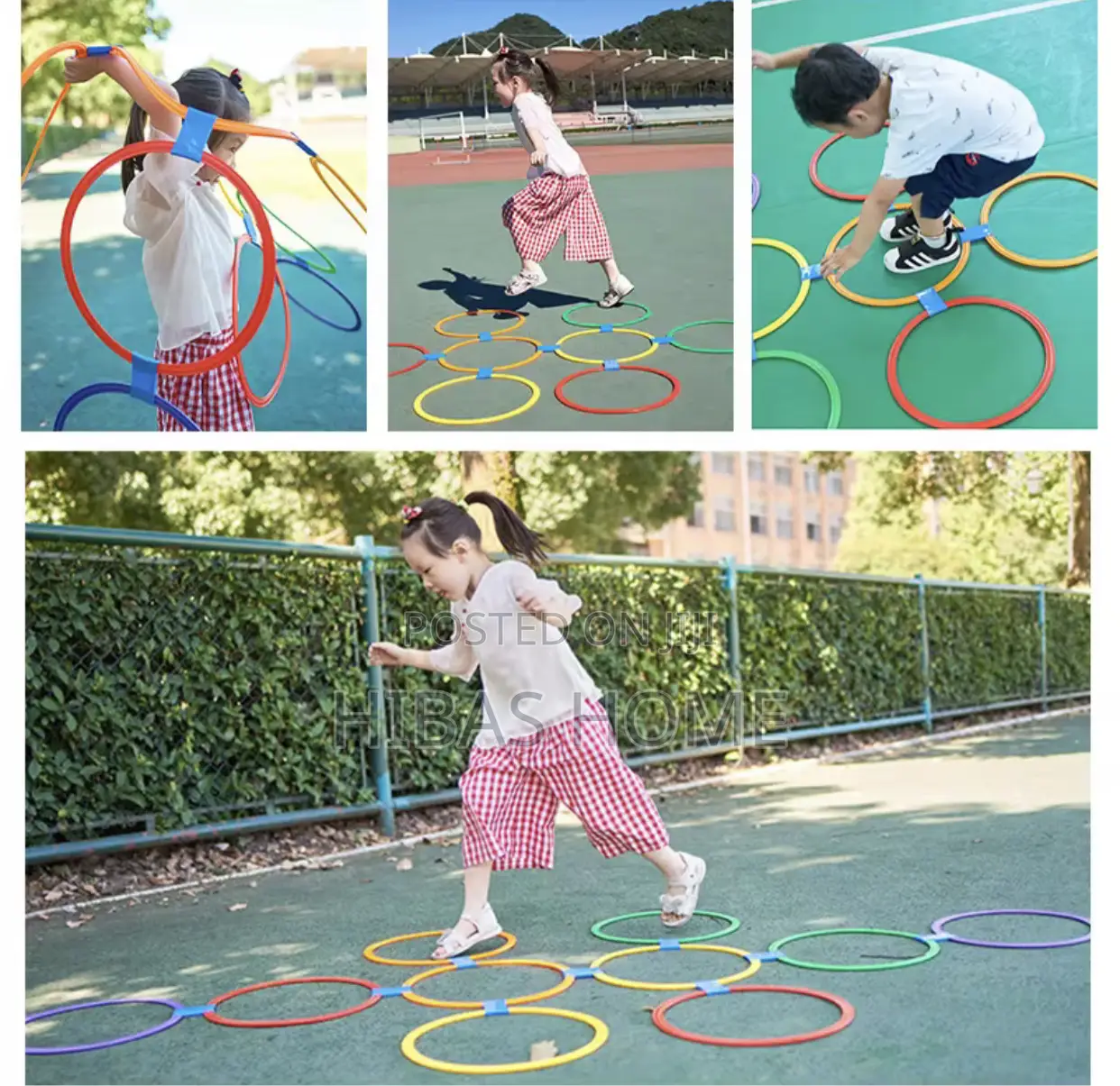 50cm Hopscotch Rings for Primarily Kids Agility Training