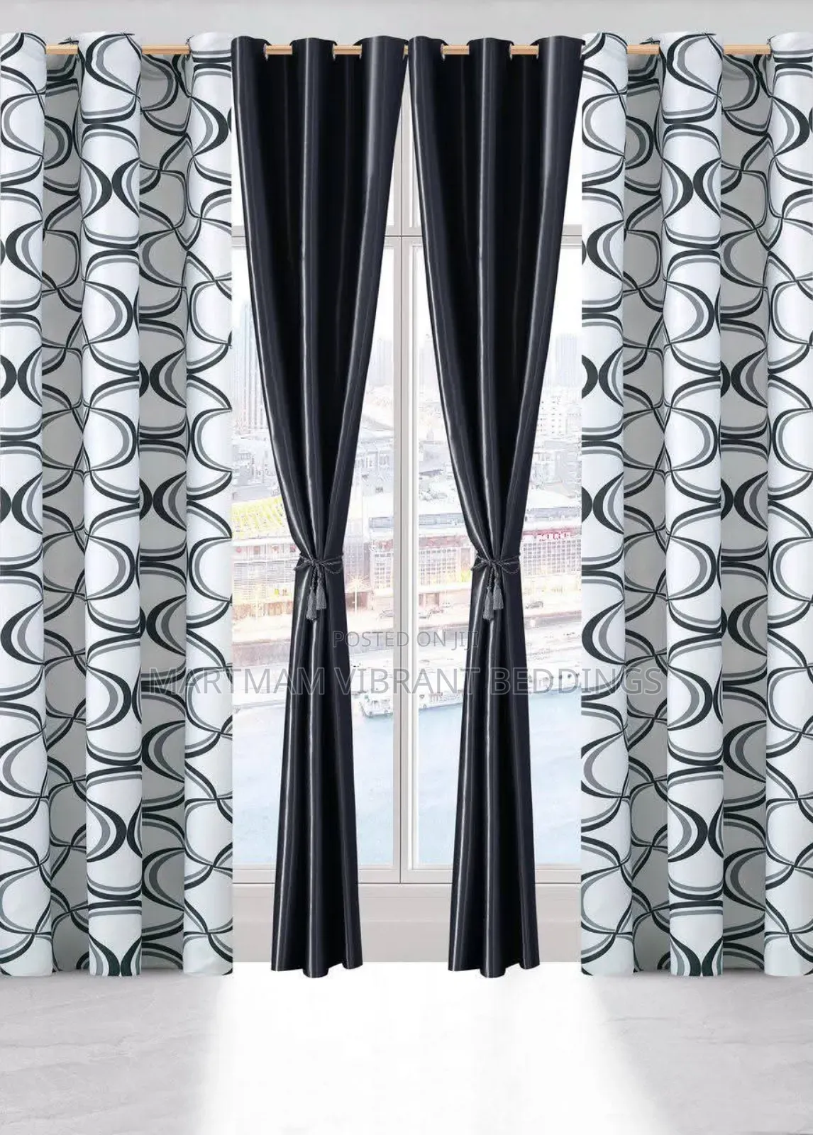 4 Piece Curtains