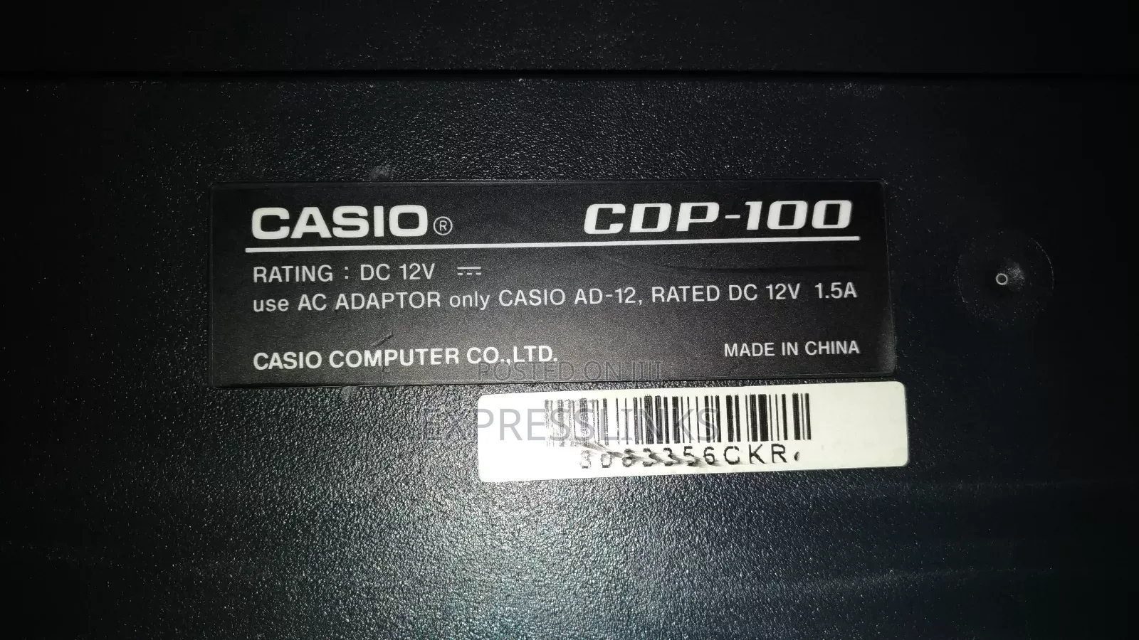 Casio Cop-100 Digital Piano 88keys