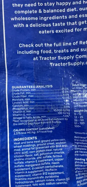 Retriever Hi Protein