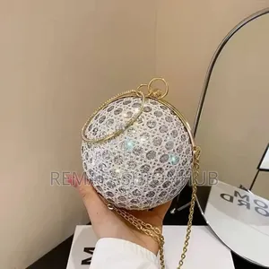 Sparkling Evening Clutch Bag - Rhinestone Banquet Handbag