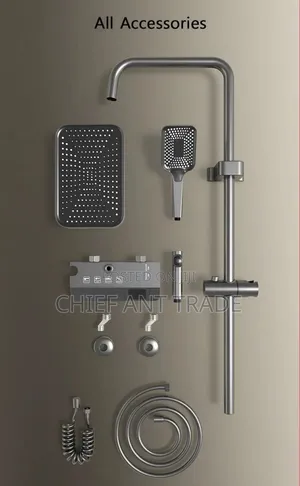 Digital Temperature Shower. Hot and Cold. Temperature Reading 8037