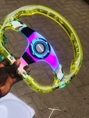 Universal Cystal Sport's Steering Wheel Available With Neck