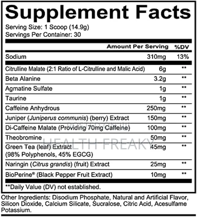Preworkout Total War Preworkout Explosive Energy Strength