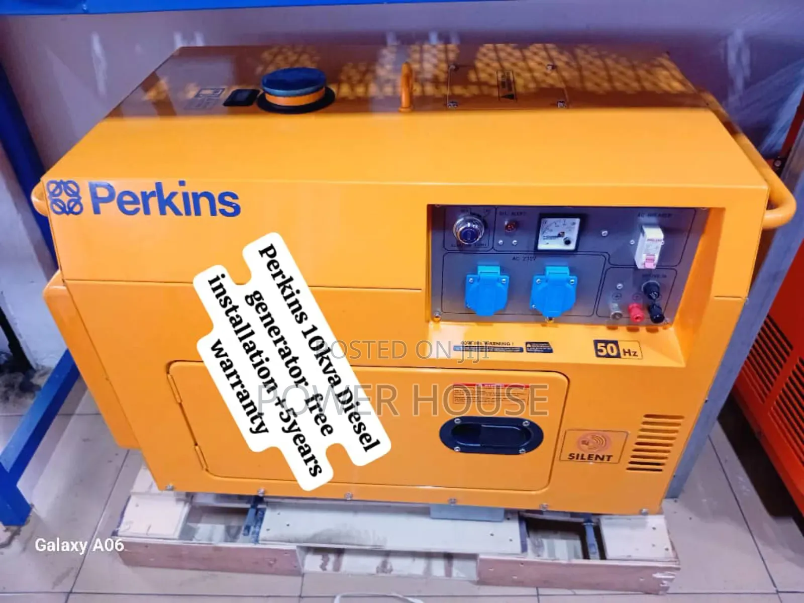 Power Storm Perkins Diesel 10kva Generator Silent