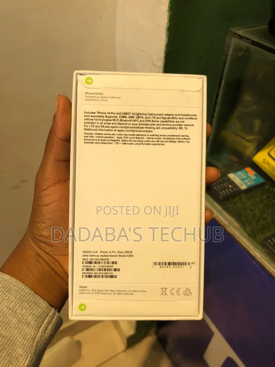 New Apple iPhone 14 Pro 256 GB Silver
