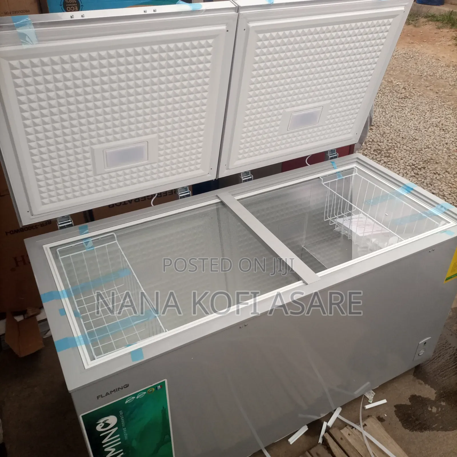 Flamino 400litres Double Door Chest Freezer