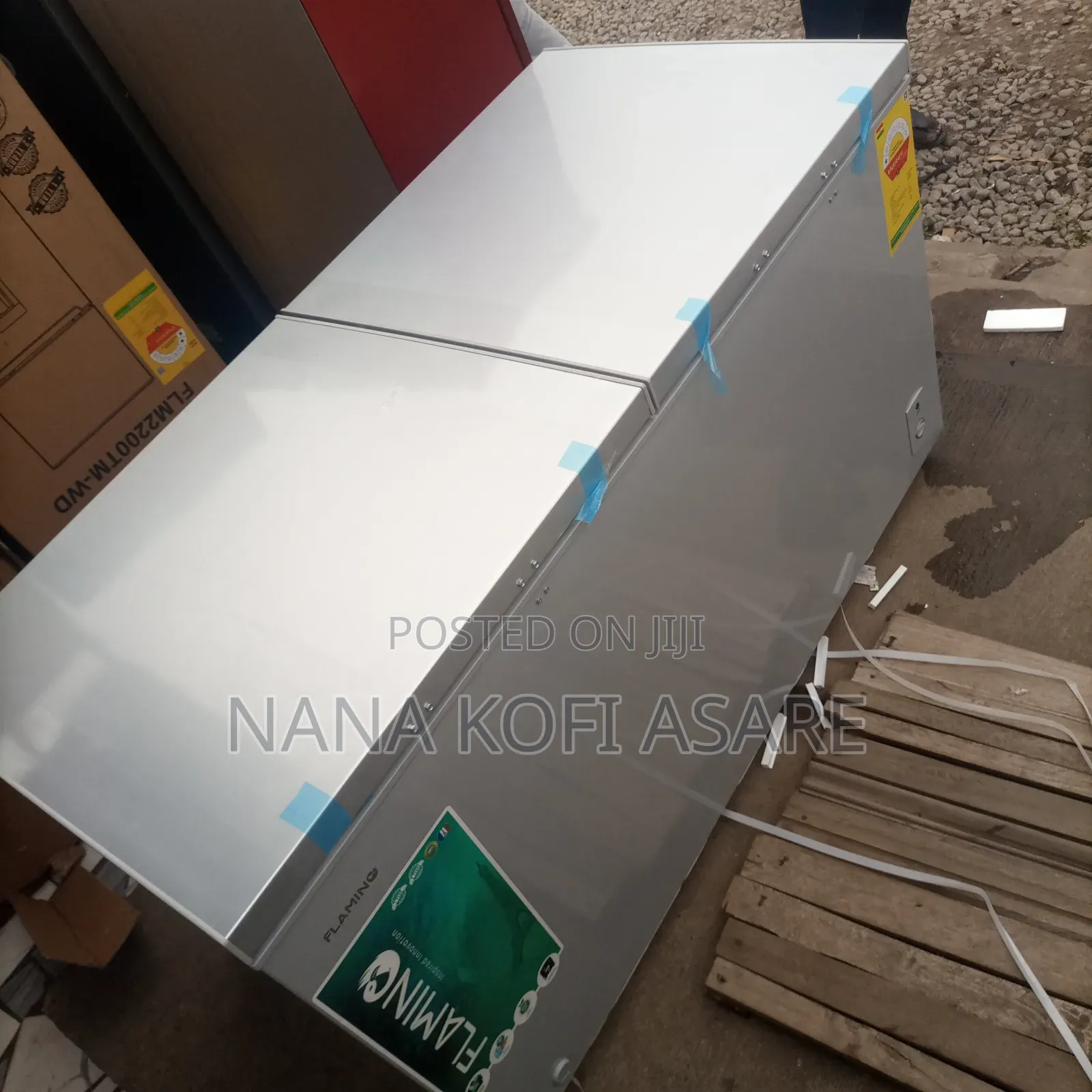 Flamino 400litres Double Door Chest Freezer