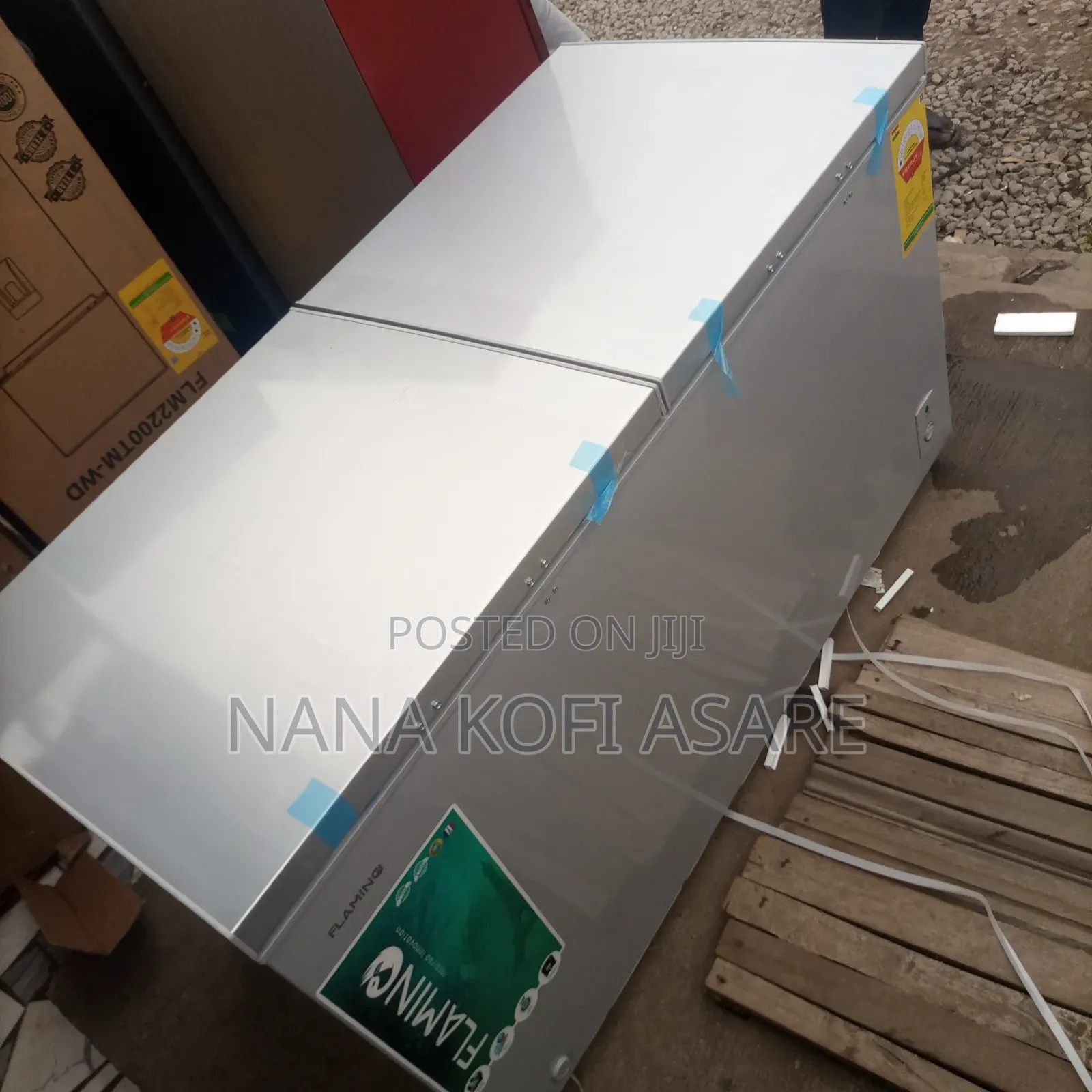 Flamino 400litres Double Door Chest Freezer