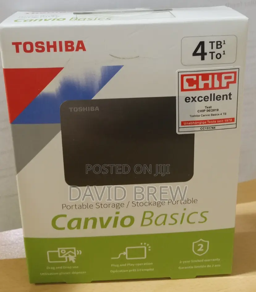 Toshiba 4tb External Hard