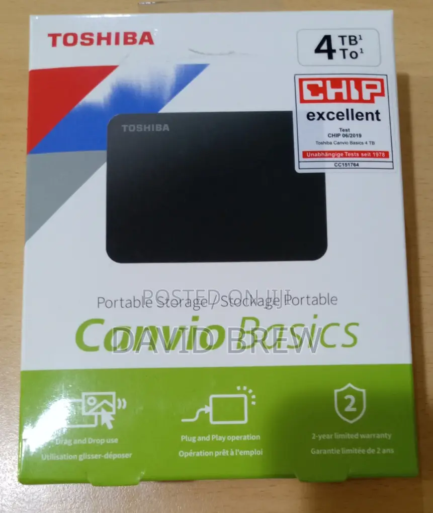 Toshiba 4tb External Hard